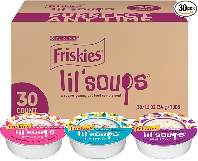 Purina Friskies Lil Soups Topper Variety Pack