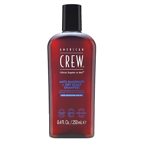 American Crew Men's Shampoo, Anti-Dandruff Shampoo, 8.45 Fl Oz