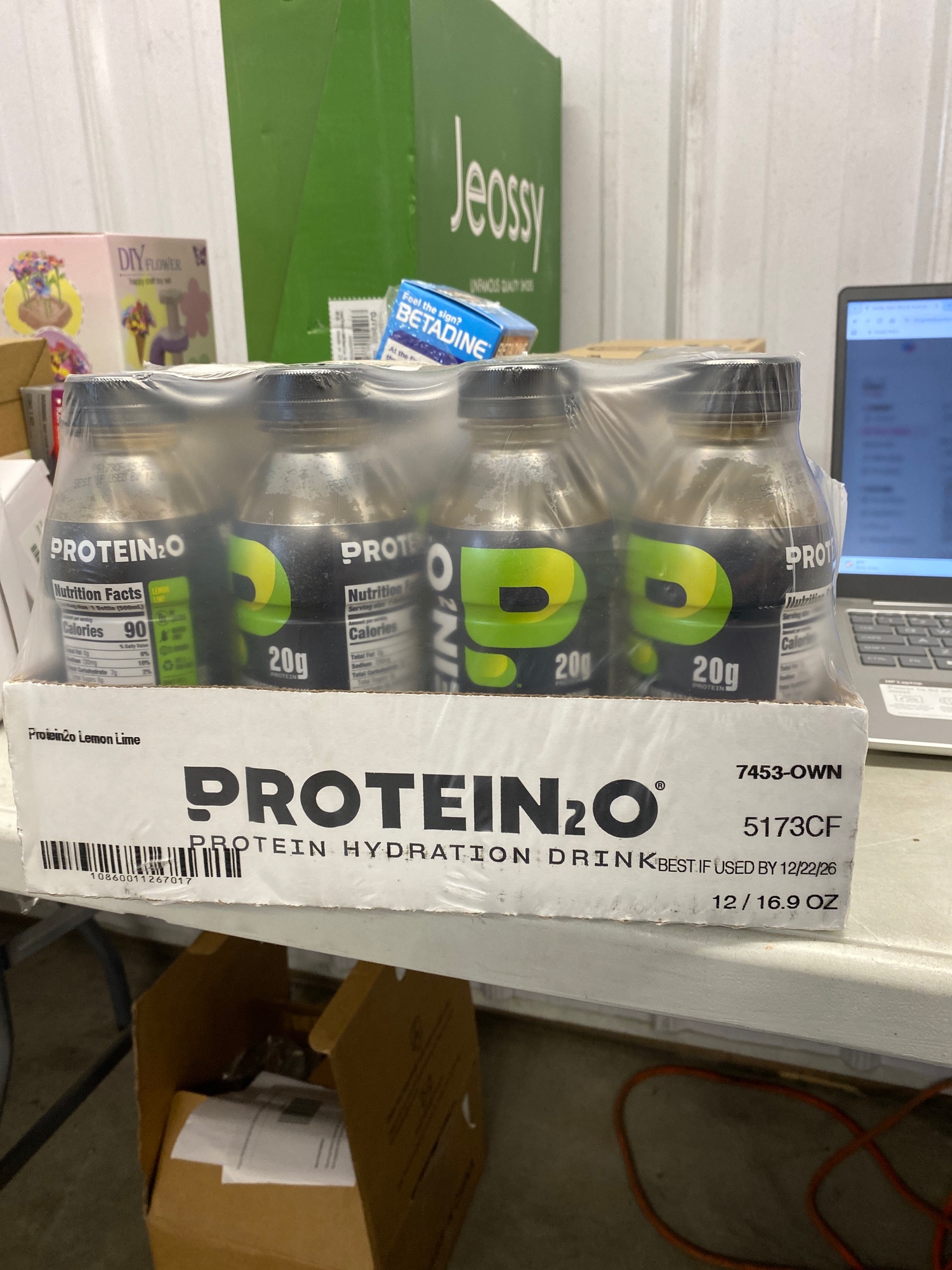 2419317 16.9 fl oz Lemon Lime Hydration Beverage with Electrolytes - Case of 12