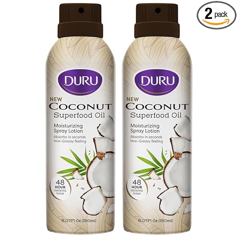 Duru Coconut Moisturizing Spray Lotion Bundle